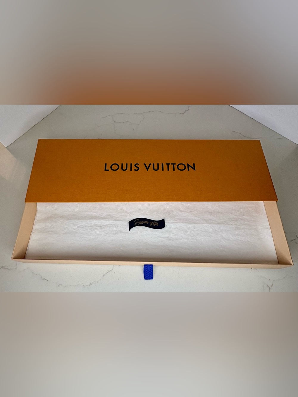 Louis Vuitton Gift Box 15.5 x 4.75 x 1.25 inches